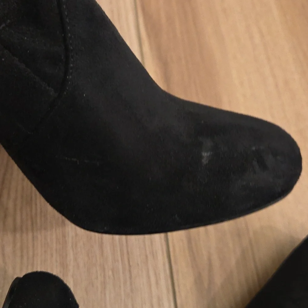 Jacobies Black Over-the-Knee Faux Suede Boots Size 8